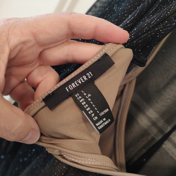 🆕Forever 21 Sparklingly Sheer Minidress - Picture 5 of 9